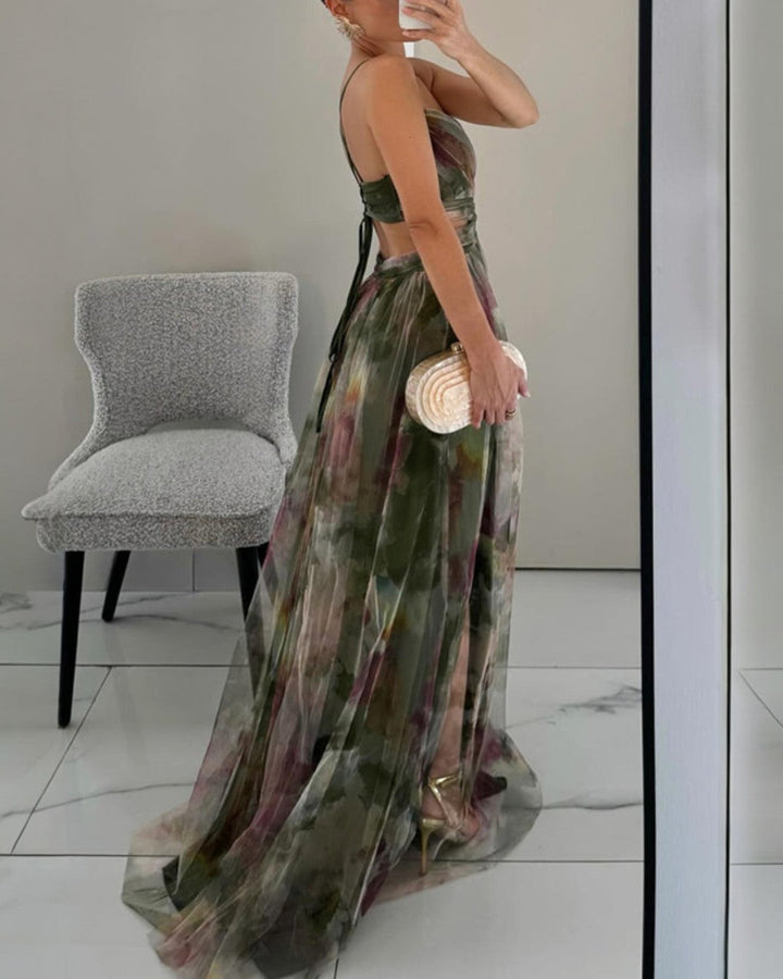 Giselle™ | Enchanting maxi dress with a floral print