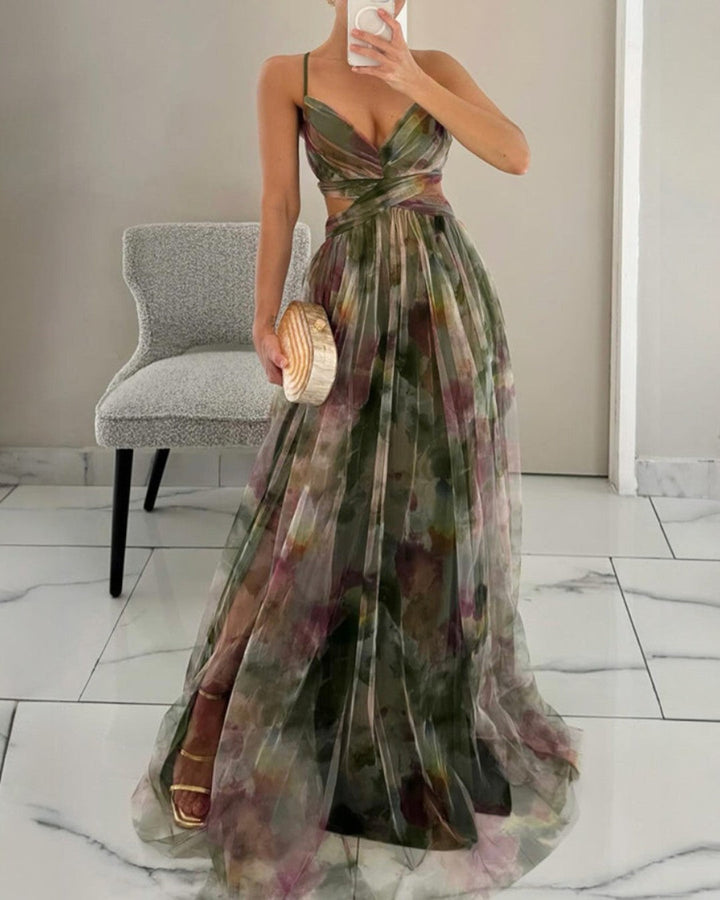 Giselle™ | Enchanting maxi dress with a floral print